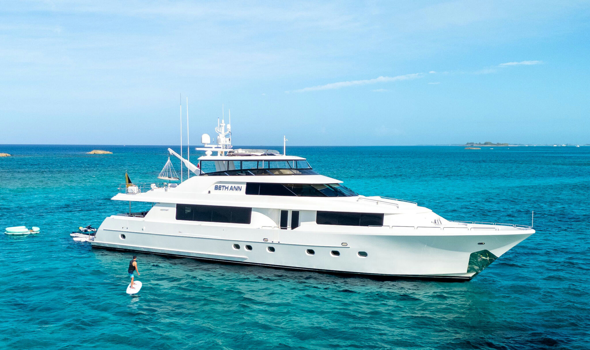 BETH ANN, 34.1 m charter yacht