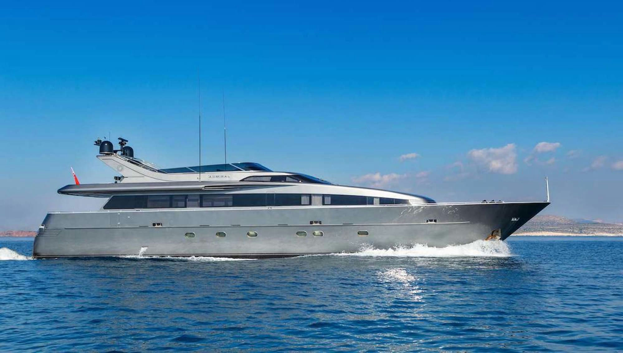 Xanax, 33.8 m Admiral charter yacht