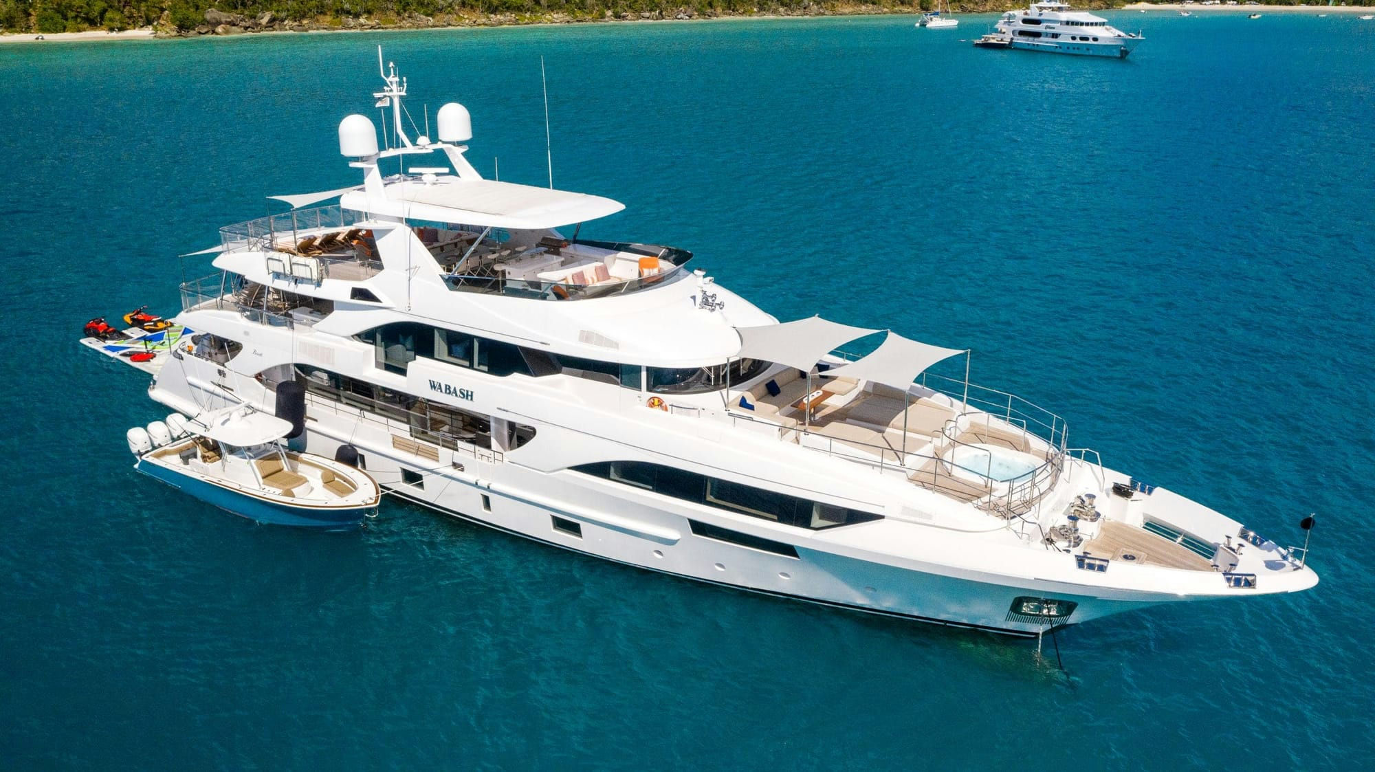 Wabash, 40.2 m Benetti charter yacht