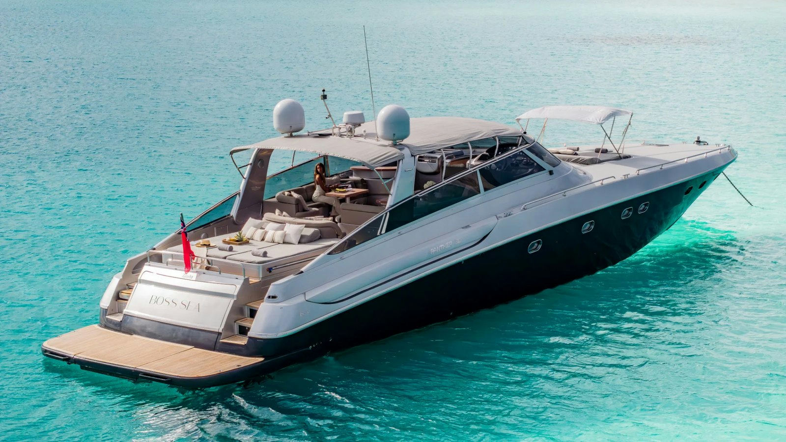 BOSS SEA, 23.5 m Baia Panther 80 charter yacht