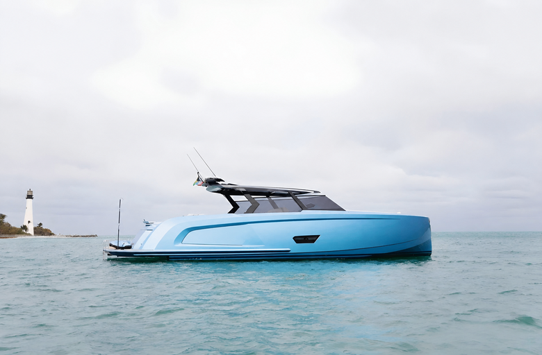 Perfect Timing, 17.7 m Vanquish 58 charter yacht