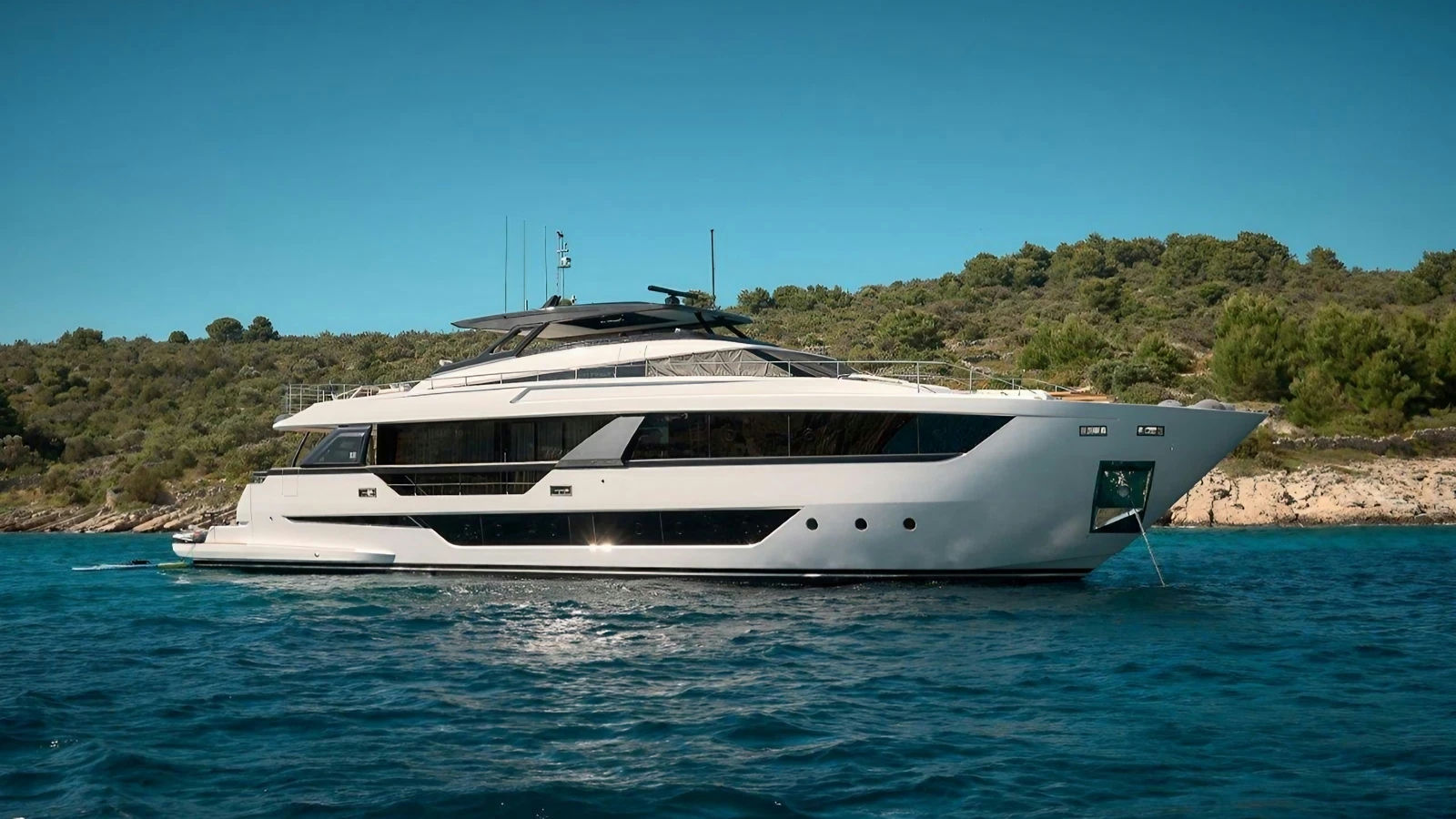 B.A.13, 30.1 m Ferretti charter yacht