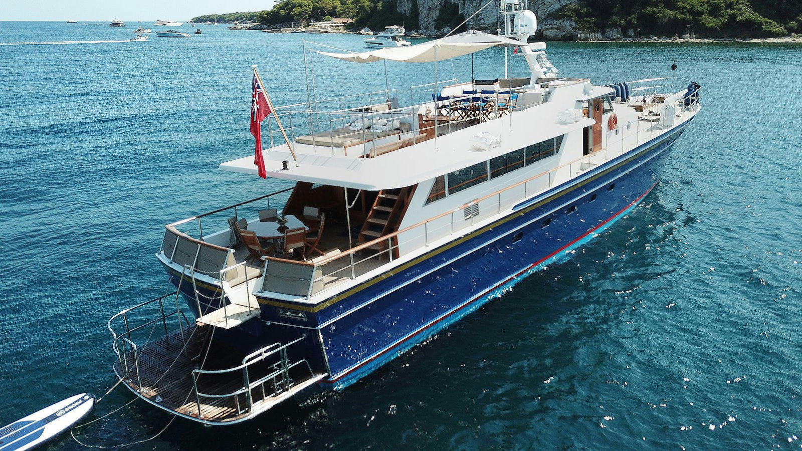 Chantella, 28 m Chantiers Naval D’Antibes charter yacht
