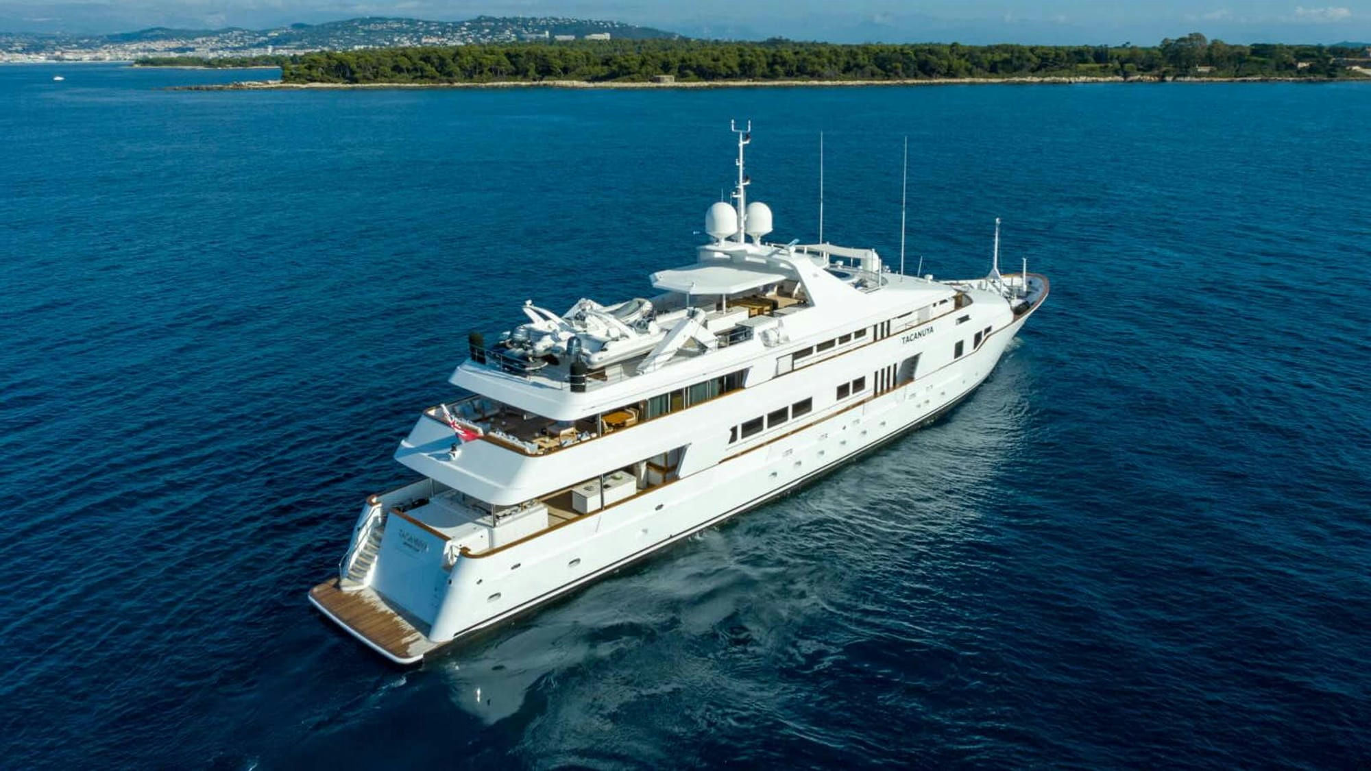 Tacanuya, 56 m Swiftships charter yacht