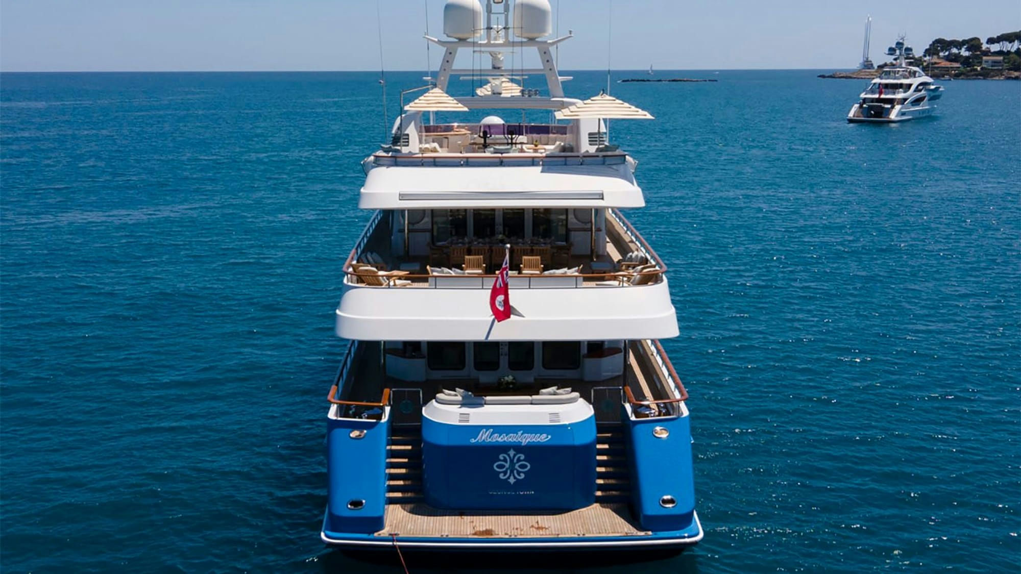 Mosaique, 50 m Turquoise charter yacht