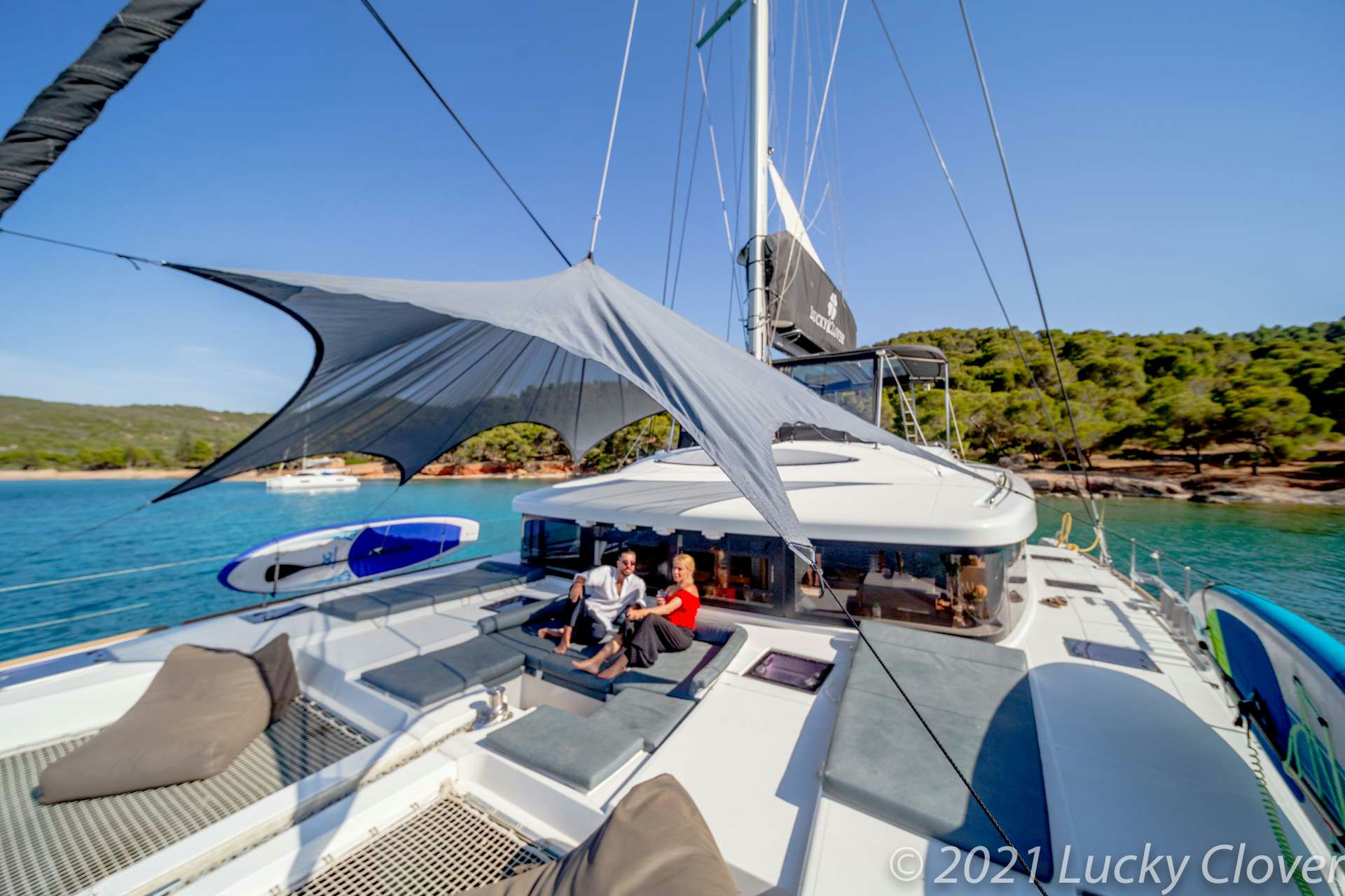 Lucky Clover, 15 m Lagoon charter yacht