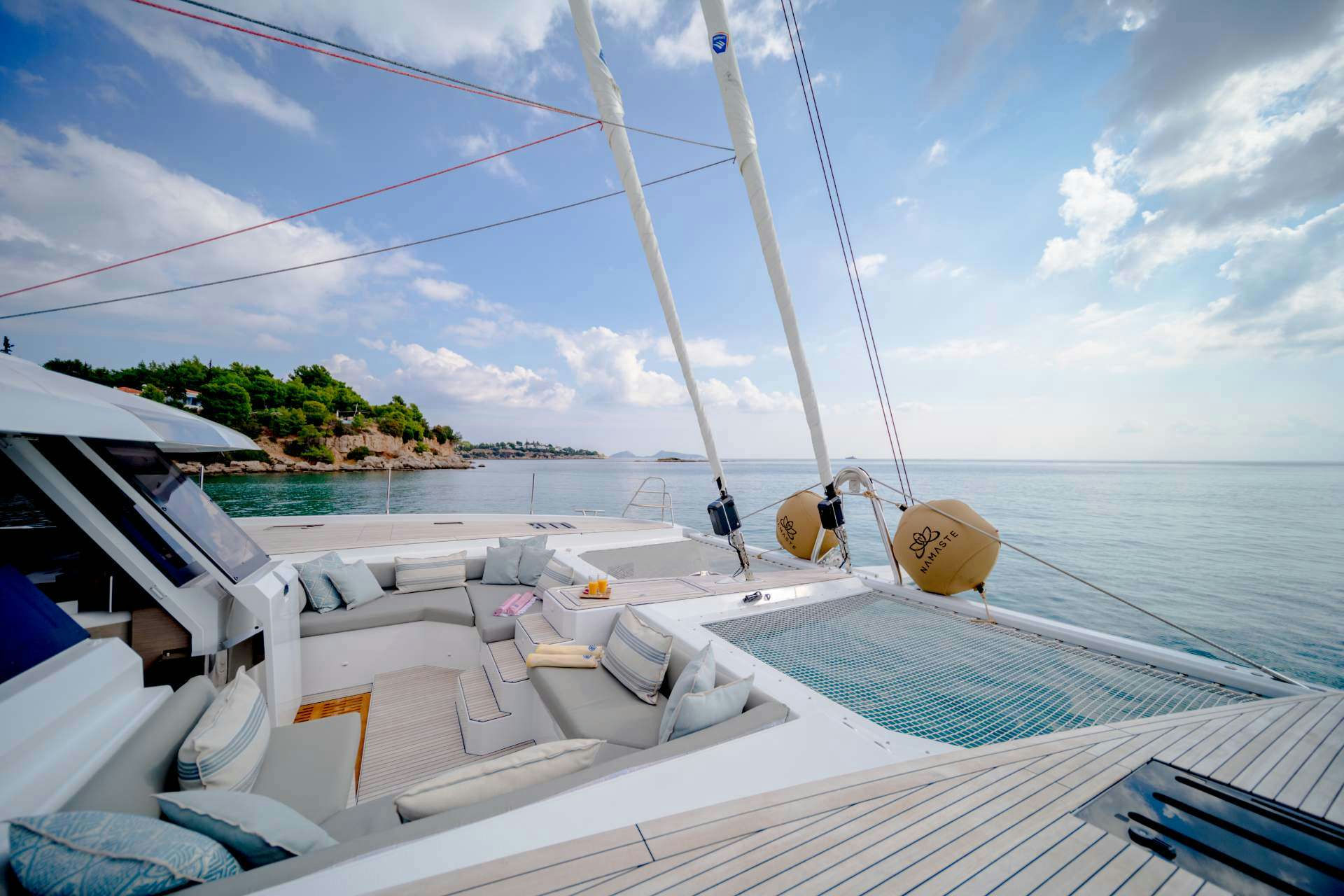 Namaste, 18 m Fountaine Pajot charter yacht