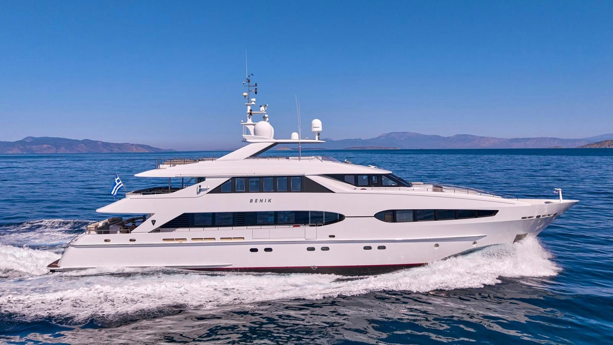 Benik, 41 m Heesen charter yacht