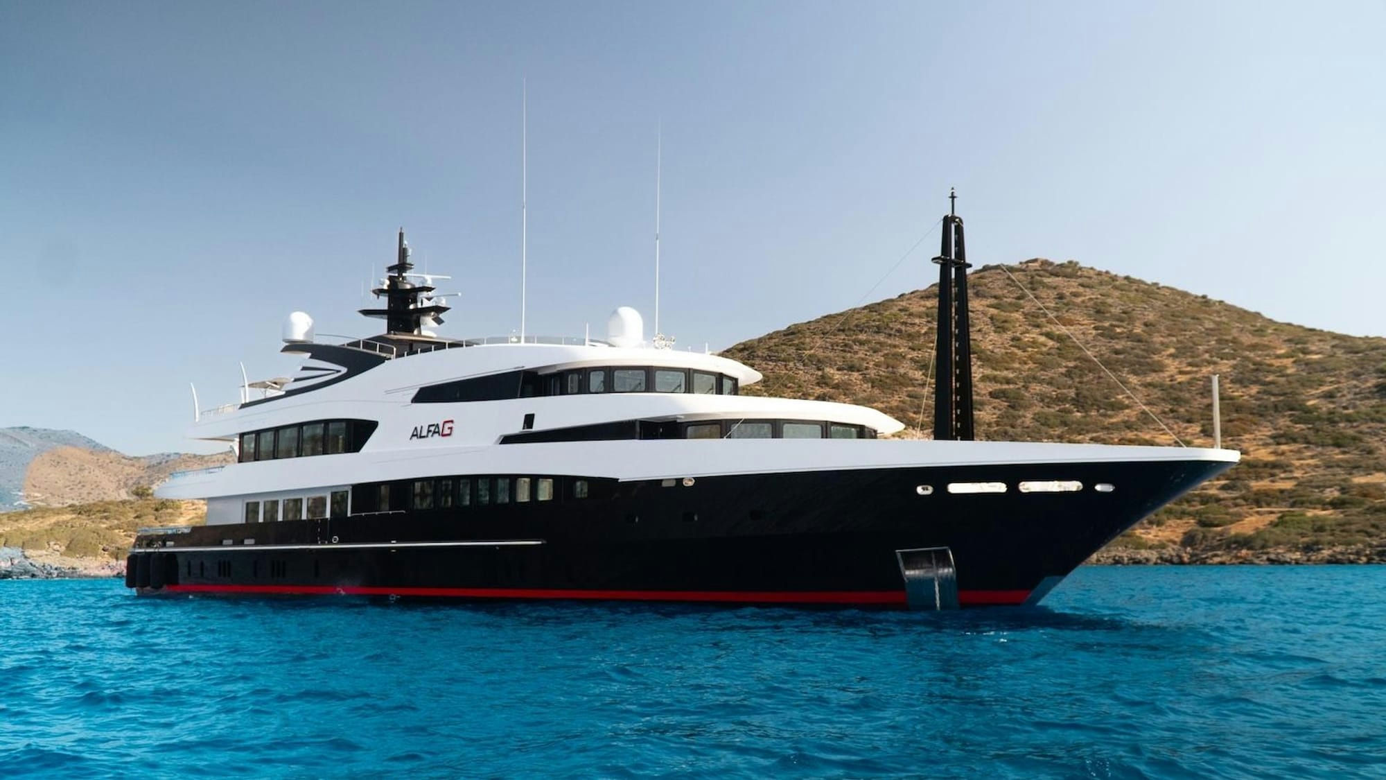 Alfa G, 60 m Oceanco charter yacht