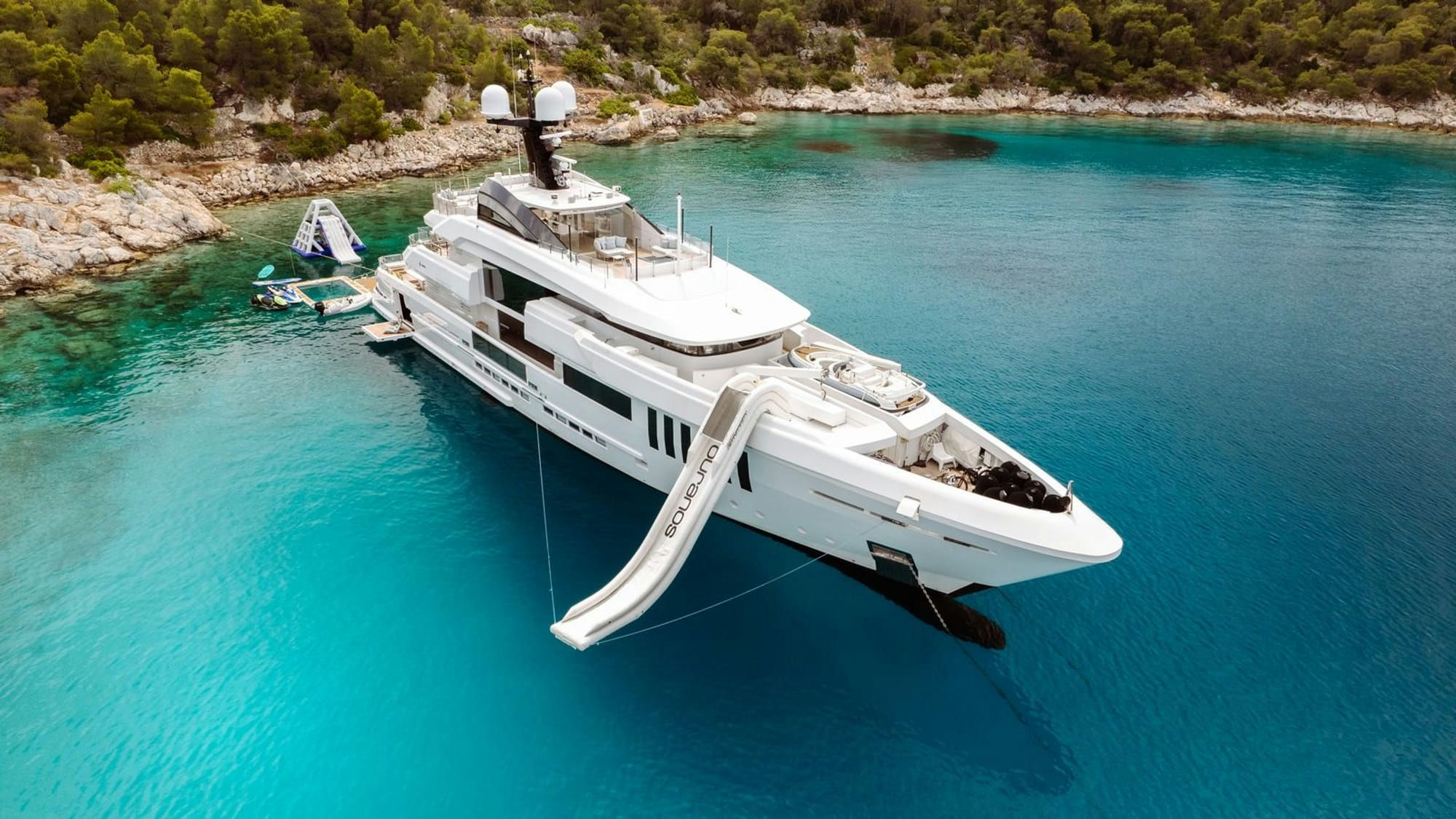 Ouranos, 49.9 m Admiral charter yacht