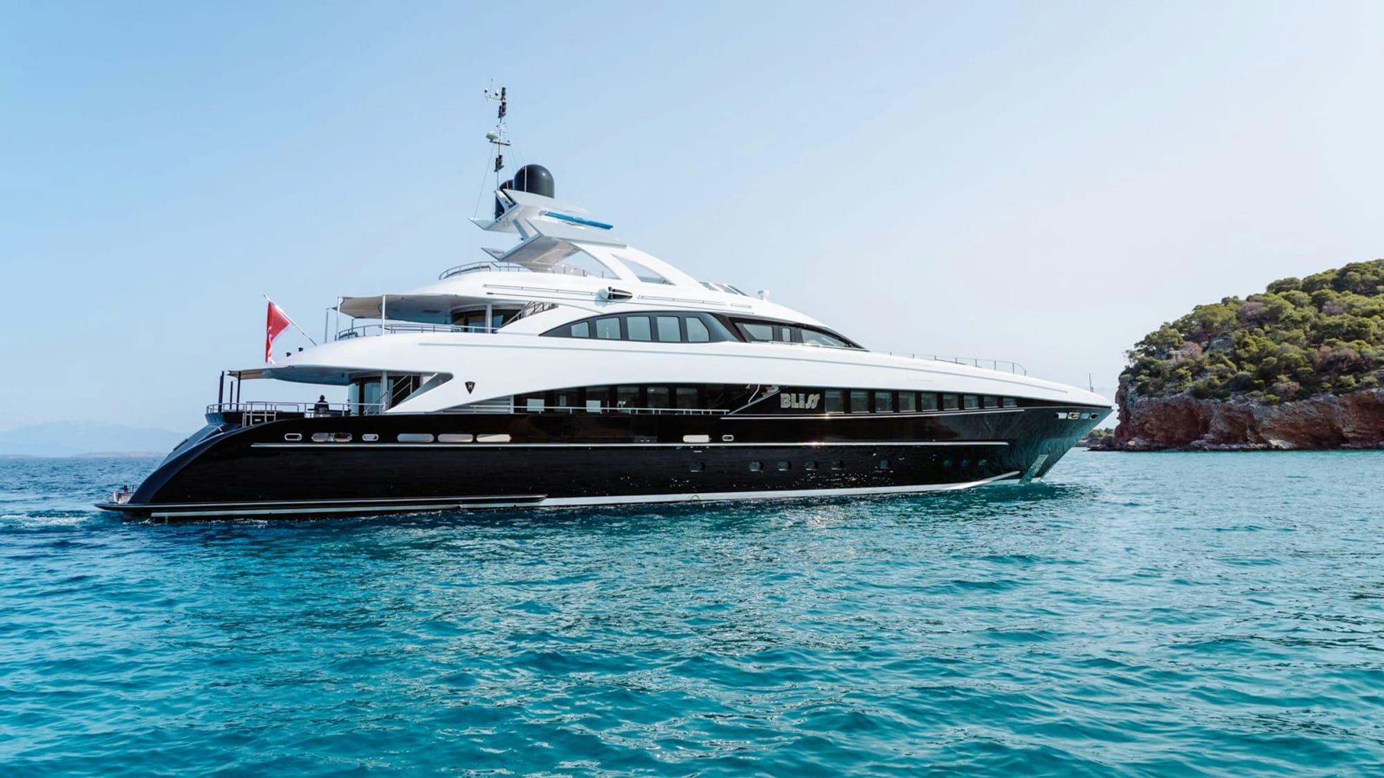 Bliss, 44.2 m Heesen charter yacht