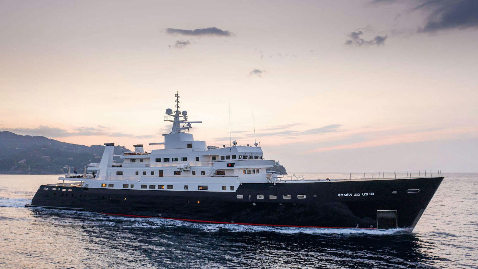 Bleu De Nimes, 72.3 m Clelands Shipbuilding Co Ltd charter yacht