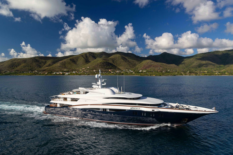 Wheels, 75.5 m charter yacht