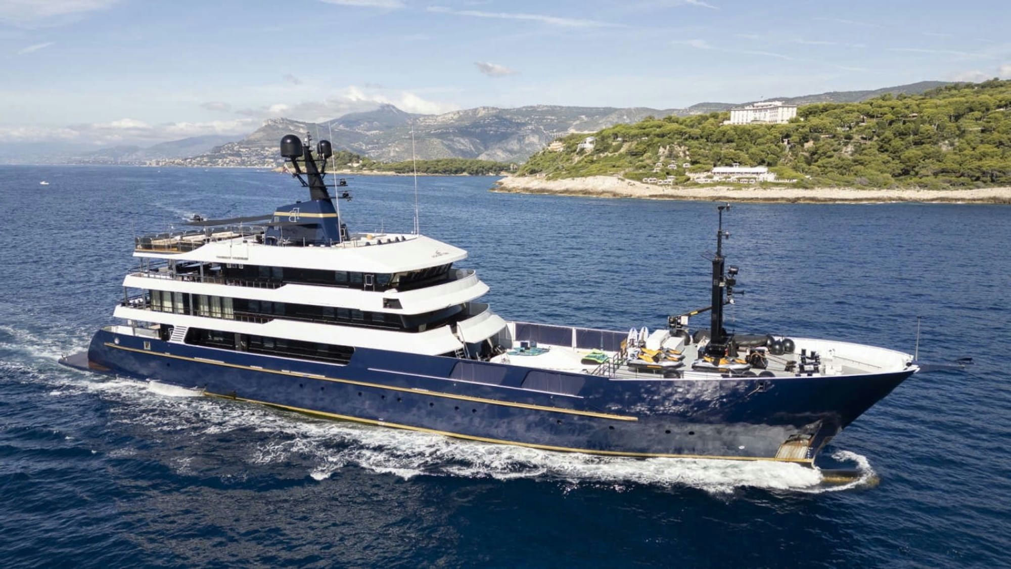 Force Blue, 70.6 m Royal Denship charter yacht