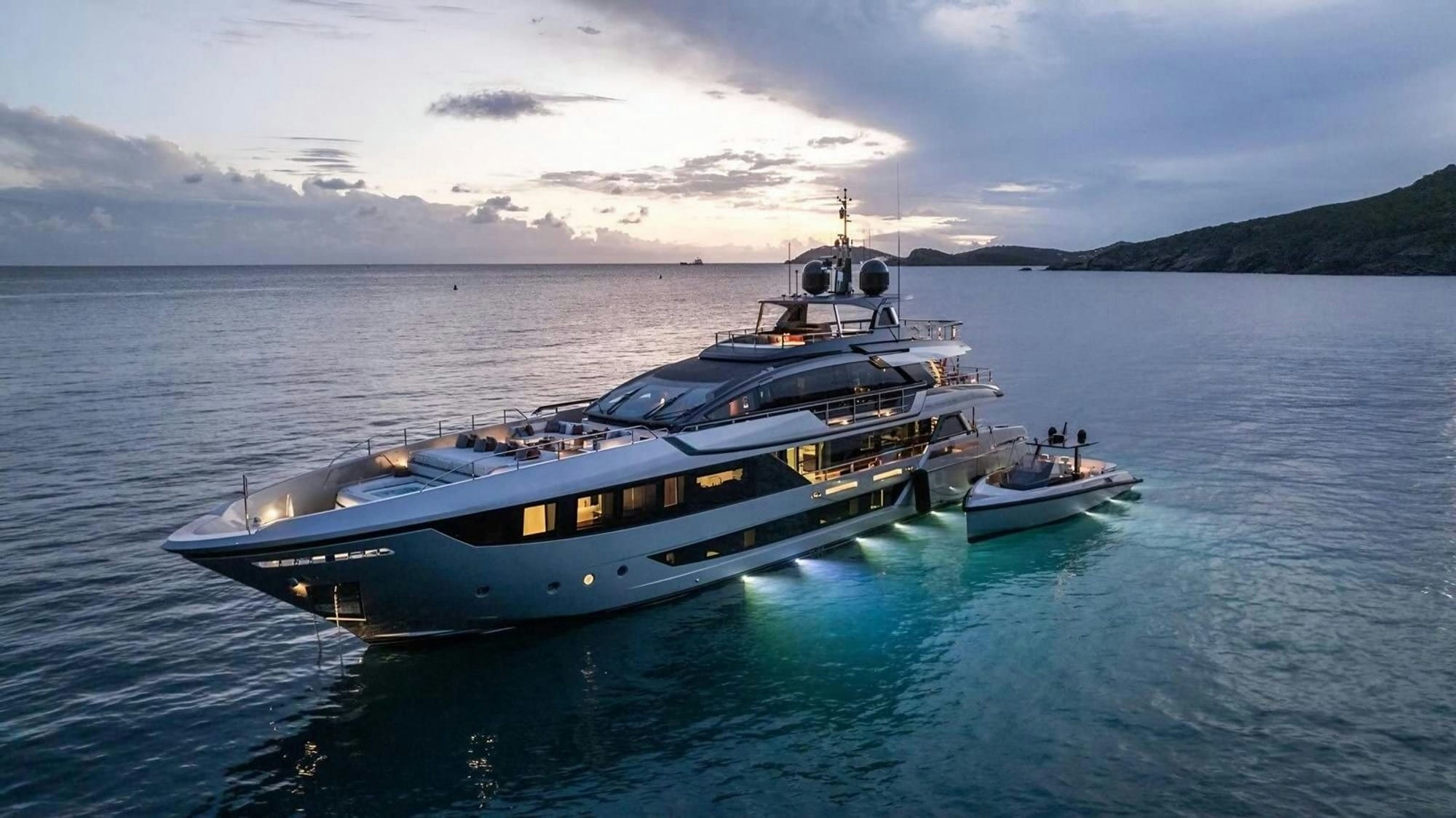 Tasty Waves, 40 m Riva charter yacht
