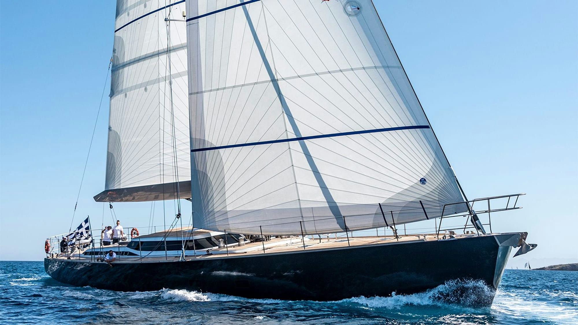Black Lion, 30.7 m Perini Navi charter yacht