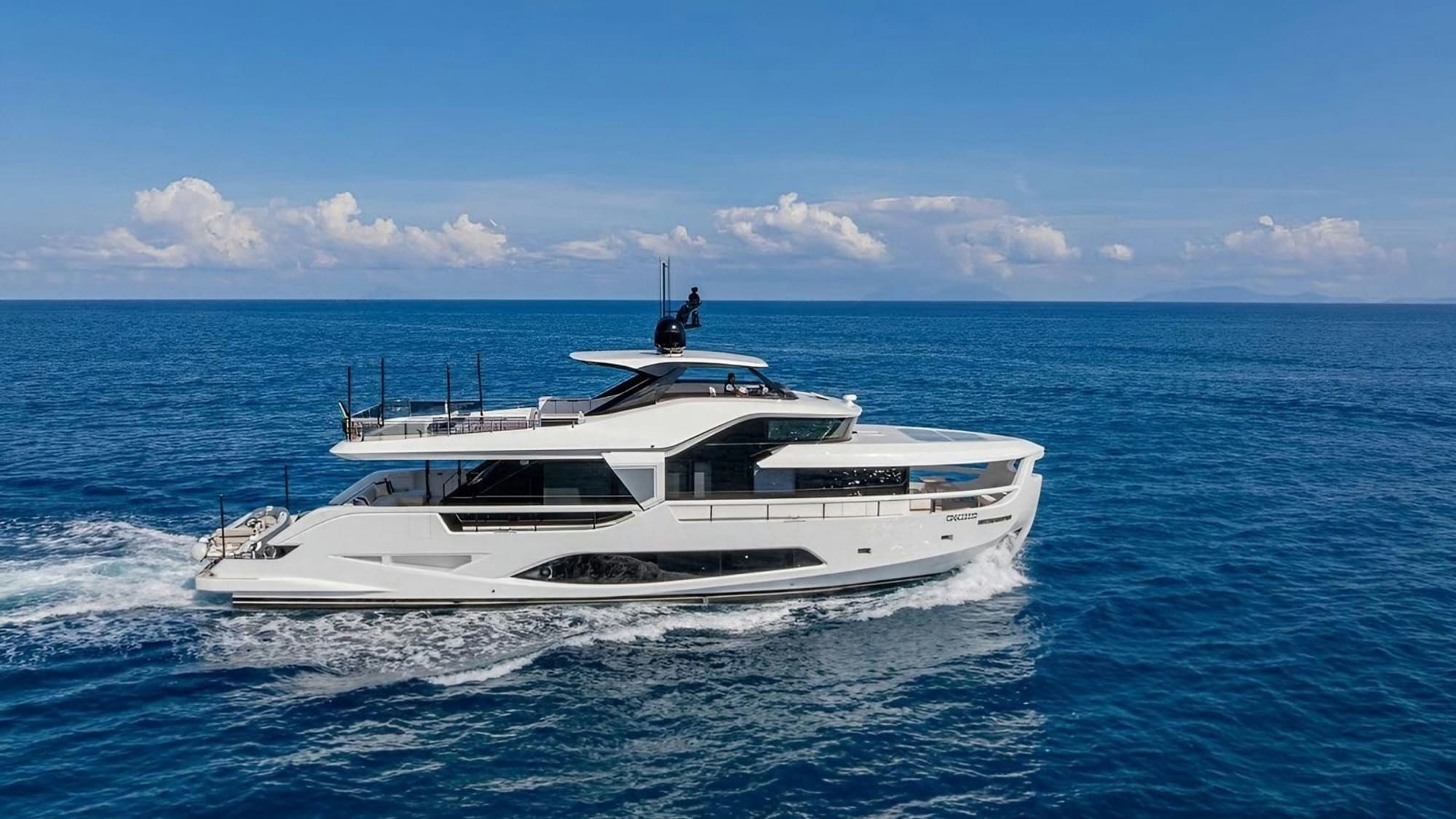 Trilogy, 24 m Ferretti charter yacht