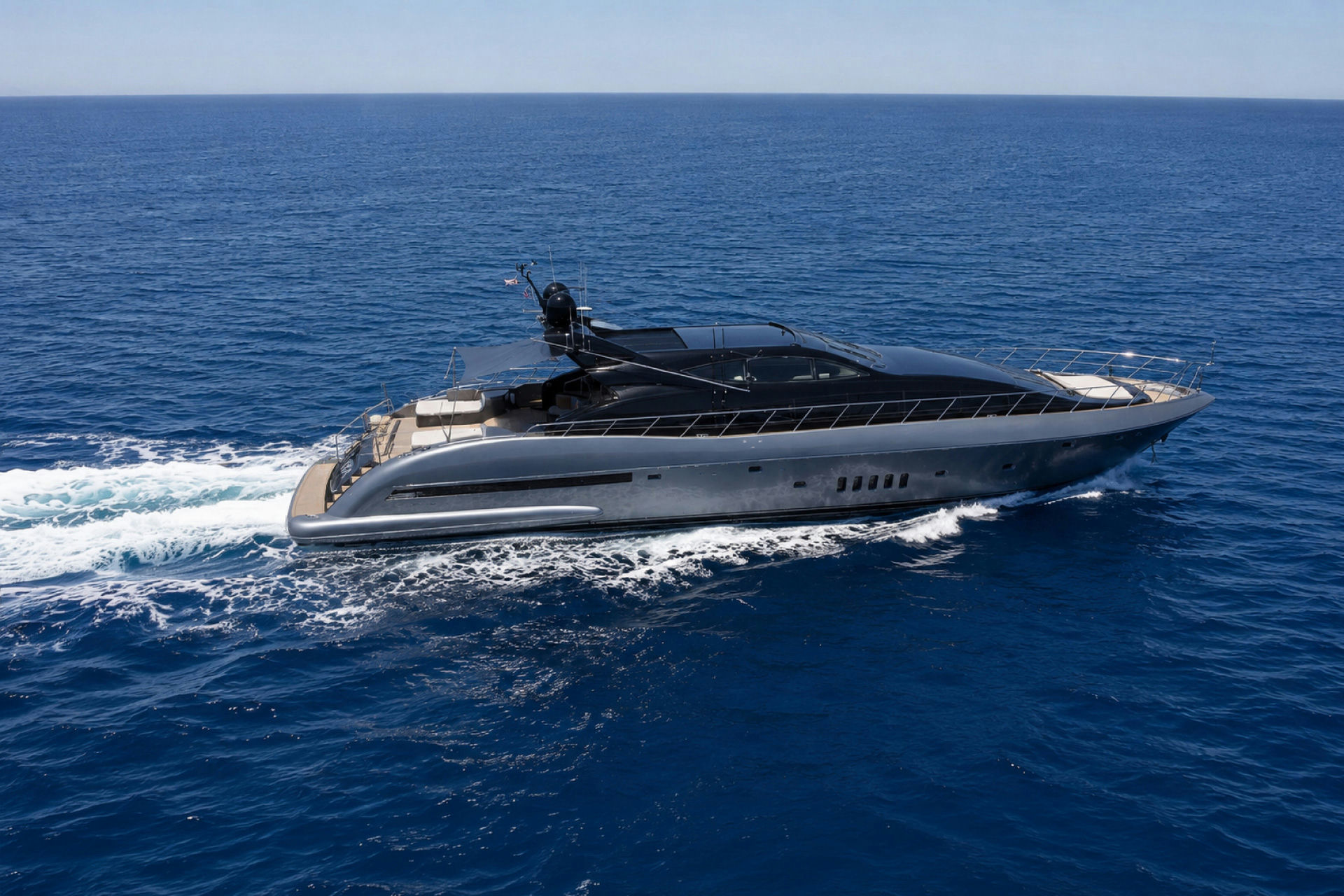 Daya, 32 m Mangusta 105 charter yacht