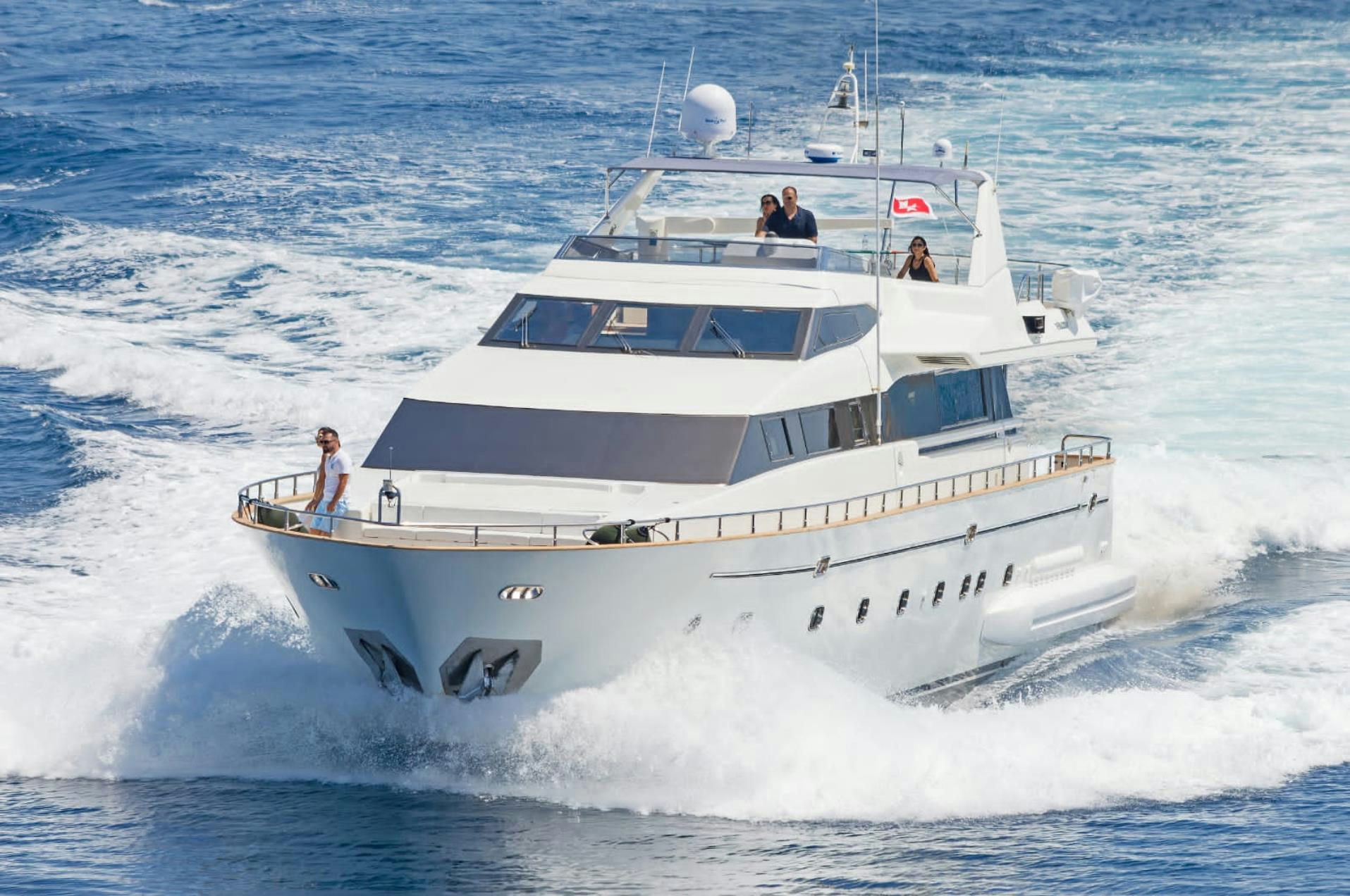 ILLYA F, 28 m Falcon 92 charter yacht