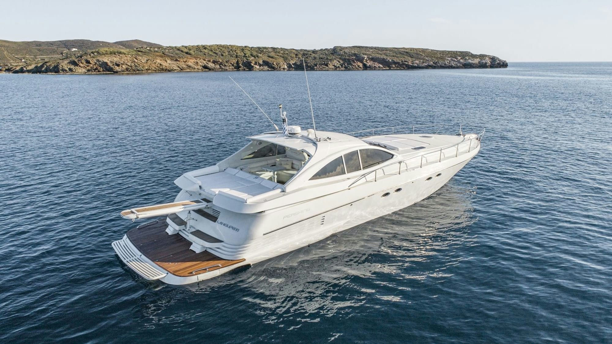 Lakoupeti, 16.4 m Pershing charter yacht