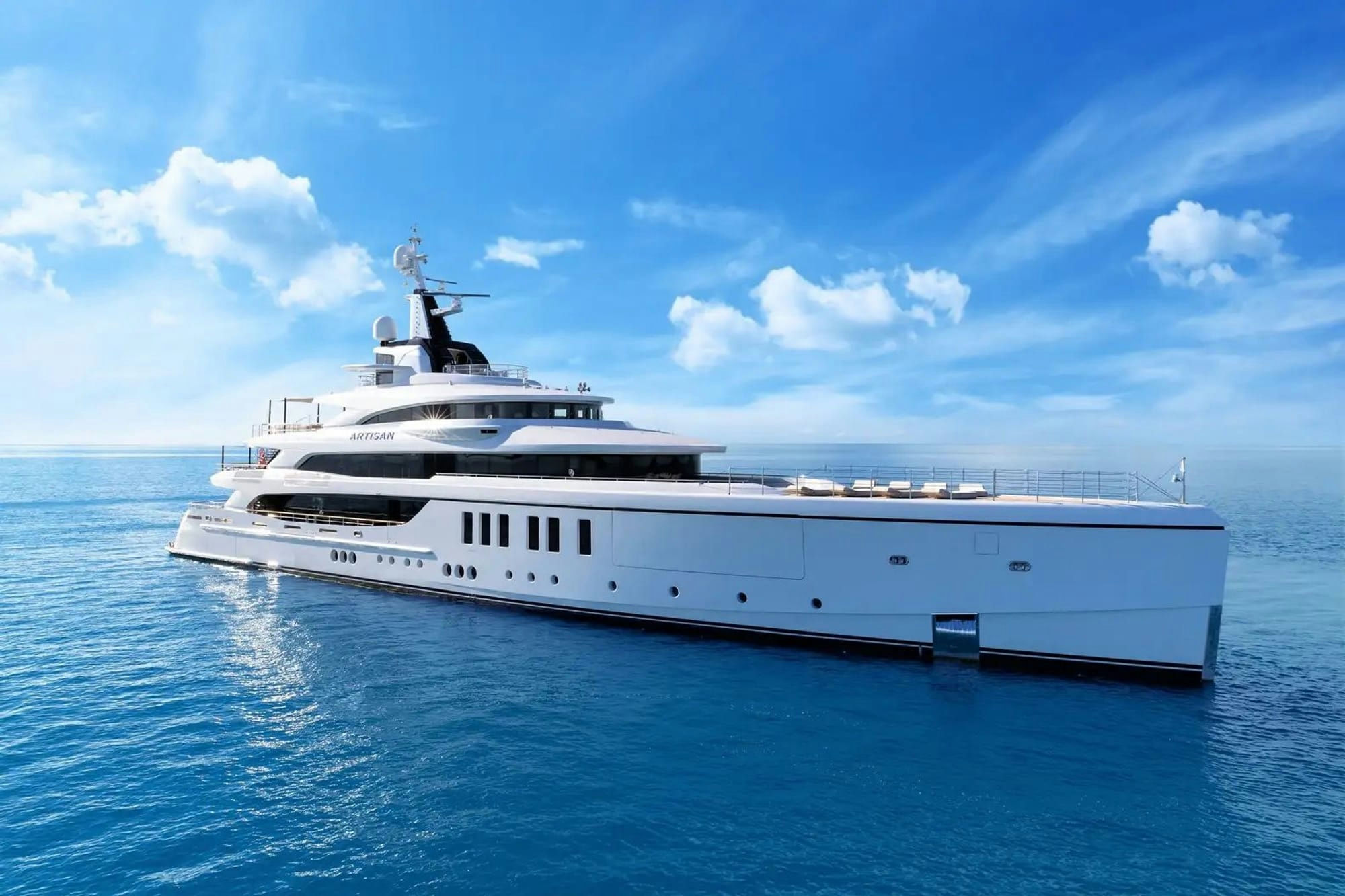 Artisan, 65 m Benetti charter yacht
