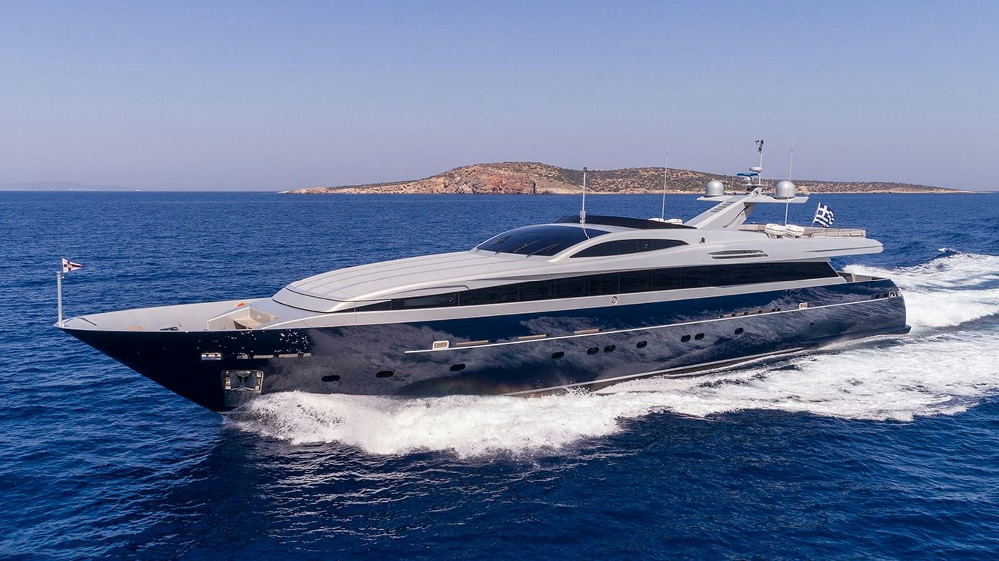 Billa, 41.4 m Admiral charter yacht