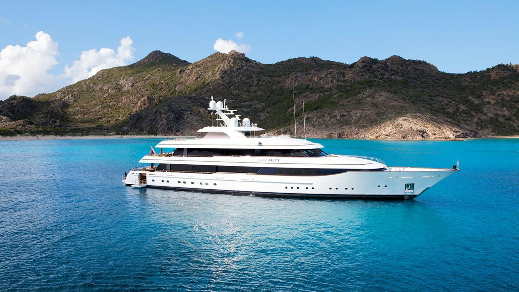 Lady Britt, 63 m Feadship charter yacht